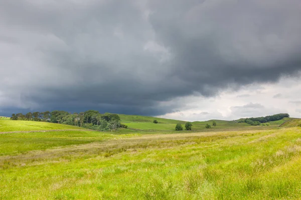 Storm närmar sig i Northumberland — Stockfoto