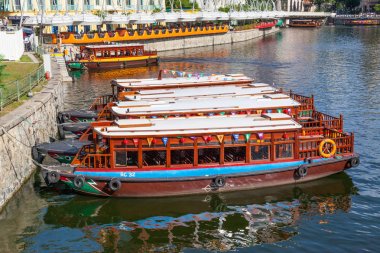 Clarke Quay yanında bumboats