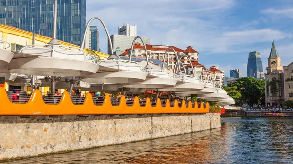 Restaurant at Clarke Quay — Stock Photo, Image