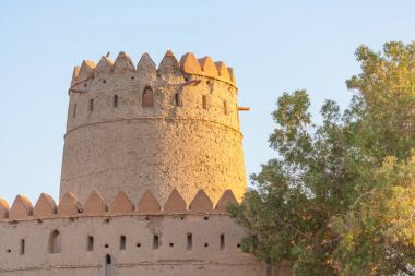 A Tower in Al Jahli Fort, UAE clipart