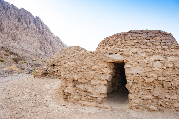 Jebel hafeet gräber in den uae — Stockfoto