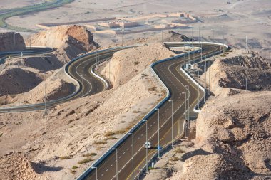 Jebel Hafeet yol Al Ain, Birleşik Arap Emirlikleri