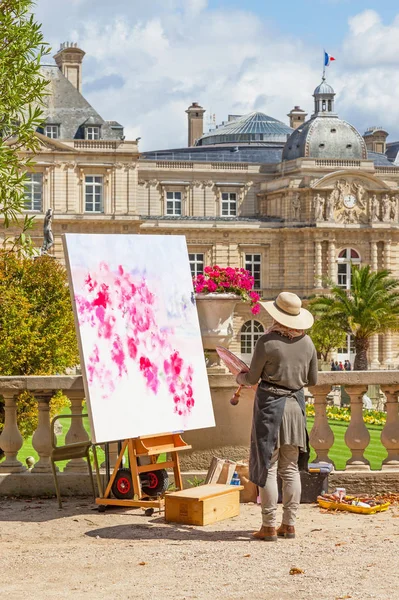 Luxembourg Gardens Artist — Stock Photo, Image