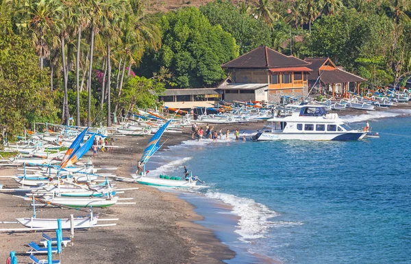 Ahmed Beach en Bali, Indonesia . — Foto de Stock