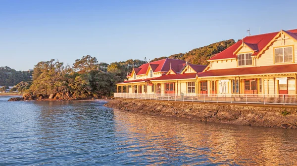 Lojas Escritórios Beira Mar Paihia Principal Cidade Turística Baía Das — Fotografia de Stock