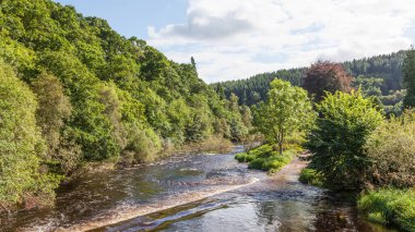 Whiteadder Nehri, Berwickshire 'ın Lammermuir bölgesindeki Abbey St Bathans yakınlarında, İskoç sınırlarının doğu kısmında..