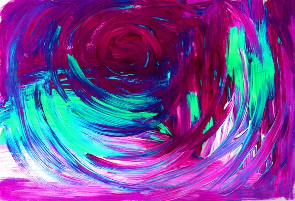 Abstrato mão desenhado fundo criativo acrílico em estilo grungy. Multicolor. Acidente vascular cerebral — Fotografia de Stock