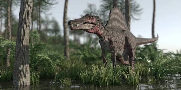 Színes Vázlat Dinoszaurusz Kézzel Rajzolt Hüllő Jellegű — Stock Fotó
