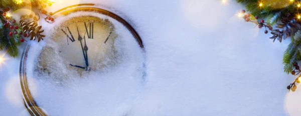 Arte Natale e felice anno nuovo sfondo vigilia — Foto Stock