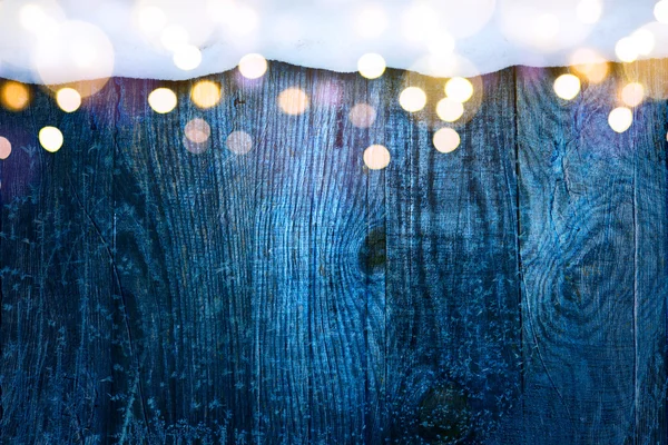 Рождество; зимний голубой снежный фон ; — стоковое фото