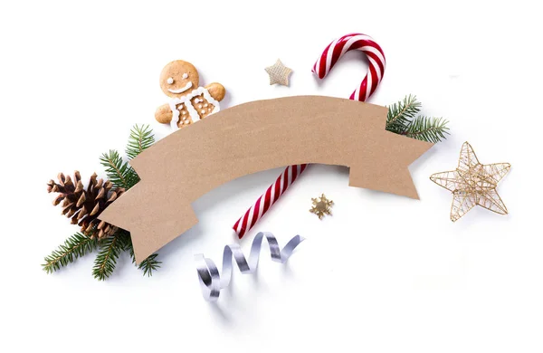 Kerst vakantie decoratie element; De vertakking van de beslissingsstructuur van Kerstmis spar — Stockfoto