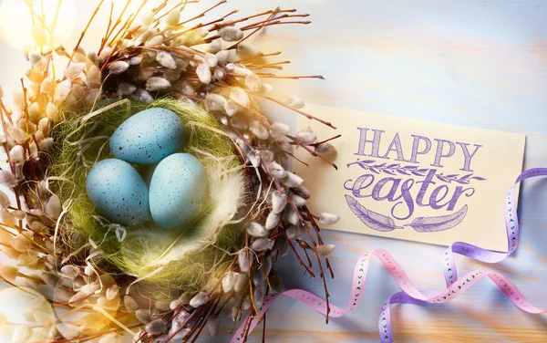 Art Happy Easter background — Stock Photo, Image