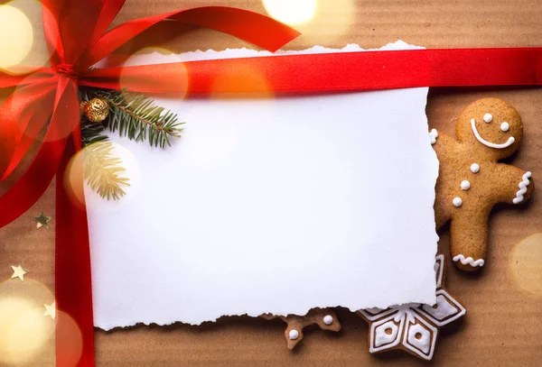 Navidad vacaciones sorpresa; Navidad tarjeta de felicitación fondo —  Fotos de Stock