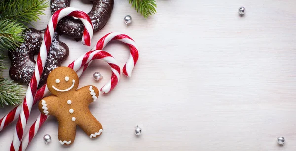 Noel tatili süsü düzlüğü; Noel kartı arkaplanı — Stok fotoğraf