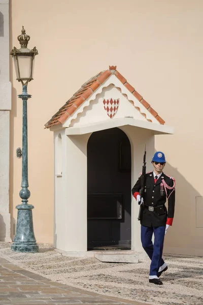 Mudança da cerimônia de guarda em Mônaco — Fotografia de Stock