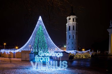 Vilnius Noel ağacı 2016