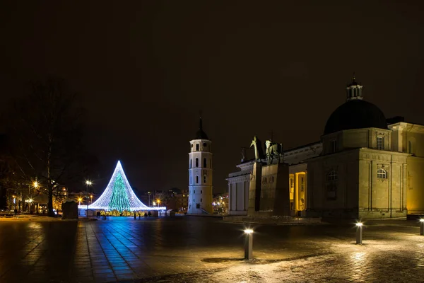 Vilnius kerstboom 2016 — Stockfoto
