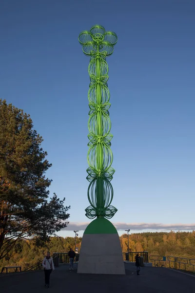 Skulptur Blossom i Alytus, Litauen — Stockfoto