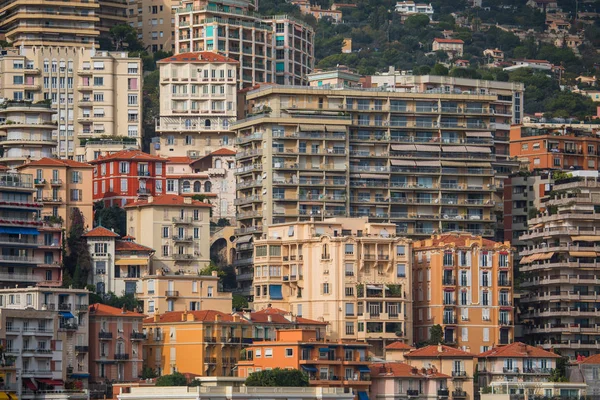 Distrito residencial densamente povoado de Mônaco — Fotografia de Stock