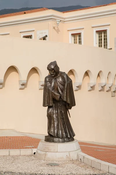 Estátua de Francesco Grimaldi em Mônaco — Fotografia de Stock