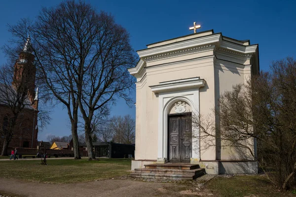 Mauzoleum rodziny Romer w kaplicy w Kernavė — Zdjęcie stockowe