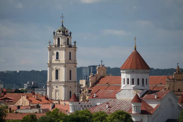 Wileńskie kościoły, Litwa — Zdjęcie stockowe