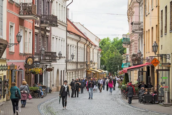 Rue des Pilies à Vilnius — Photo