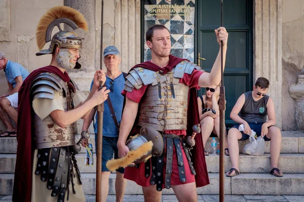 Ancient Rome legionary soldiers in Split — Stock Photo, Image