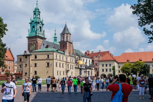 Krakow'daki Wawel mimari kompleks
