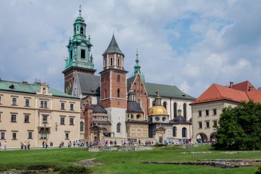 Krakow'daki Wawel mimari kompleks