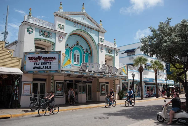 Staré vlákno divadelní budova v Key West na Floridě — Stock fotografie