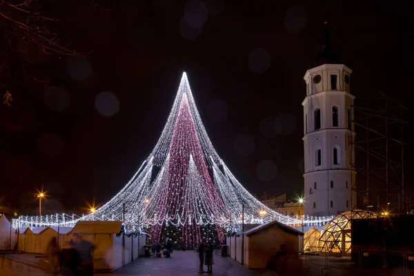 Vilnius in der Weihnachtszeit — Stockfoto