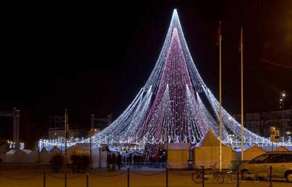 Vilnius en période de Noël — Photo