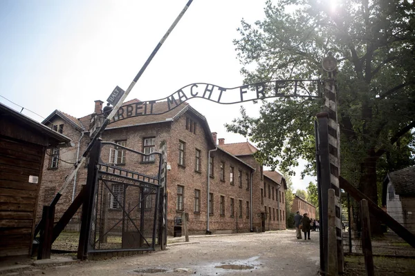 Campo de concentración de Auschwitz — Foto de Stock