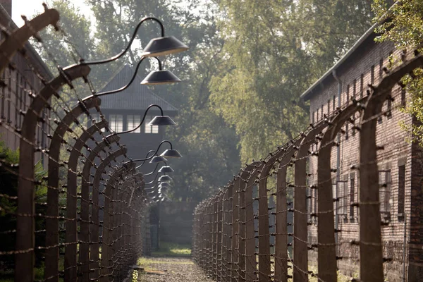 Campo de concentración de Auschwitz — Foto de Stock