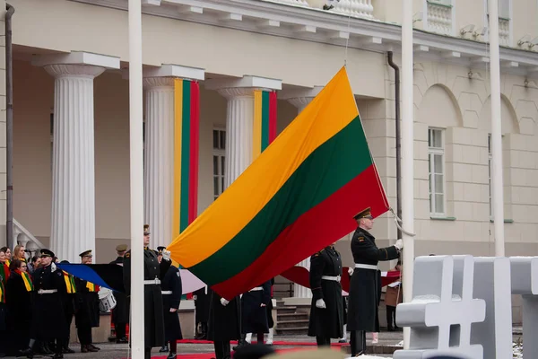 100-årsjubileum av återställandet av litauiska statsbildning — Stockfoto