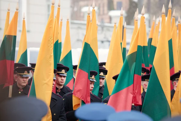 100th anniversary of the restoration of Lithuanian statehood — Stock Photo, Image