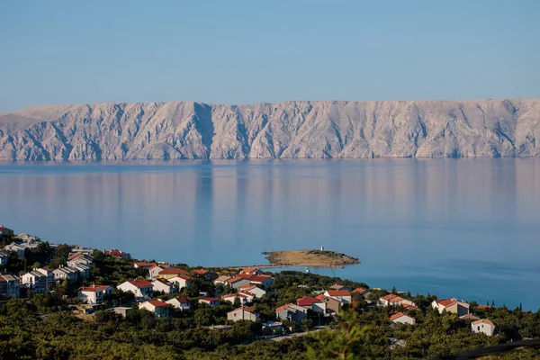 Mar Adriático e Isla Krk — Foto de Stock