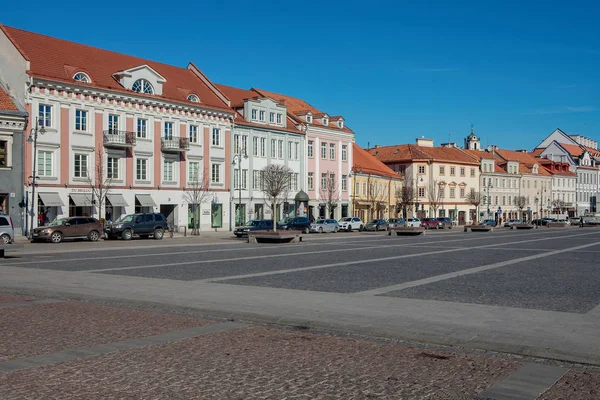 Városháza tér itt: Vilnius — Stock Fotó