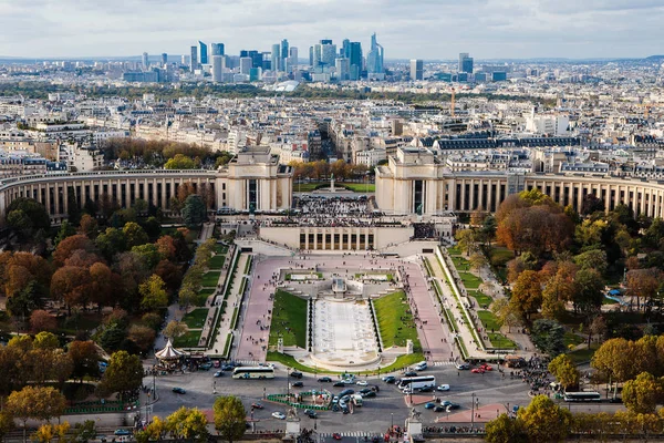 Vista aerea su Trocadero — Foto Stock