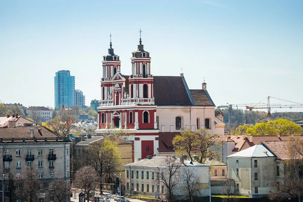 Kirche der Heiligen Philippus und Jakobus in Vilnius — Stockfoto