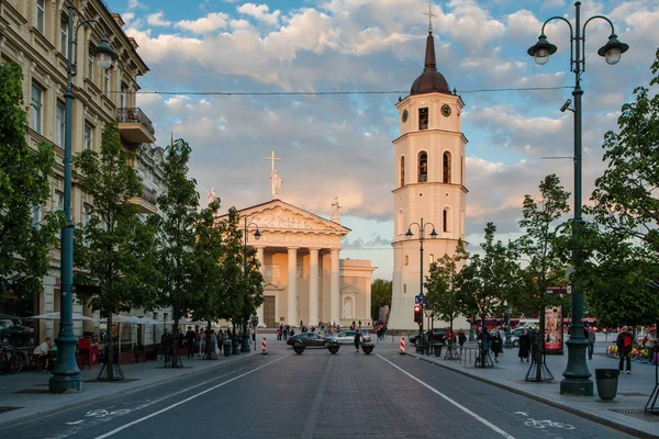 Vilnius Lituania Maggio 2018 Cattedrale Vilnius Principale Cattedrale Cattolica Della — Foto Stock