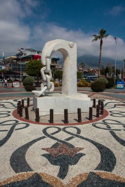 Alanya liman bölgesinde turistik gezinti