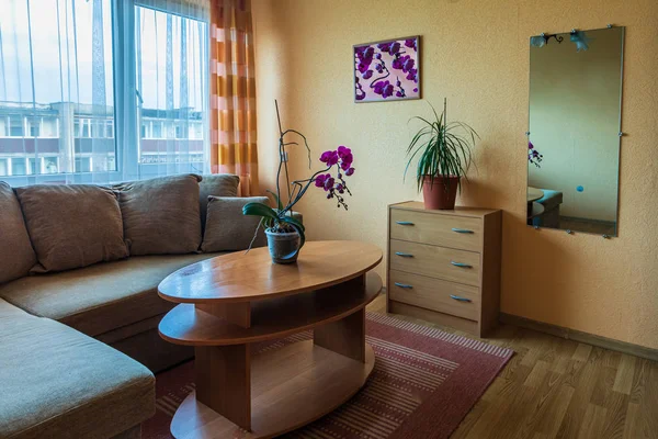 Interior of typical soviet style apartment — Stock Photo, Image