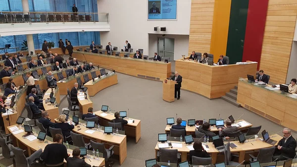 Seimas da República da Lituânia — Fotografia de Stock