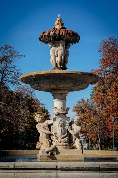 Parku Buen Retiro v Madridu, Španělsko — Stock fotografie