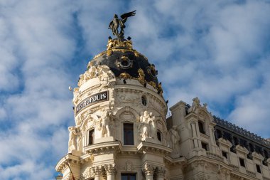Madrid, İspanya 'daki Metropolis binası.