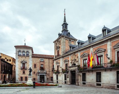 Madrid, İspanya 'da Plaza de la Villa