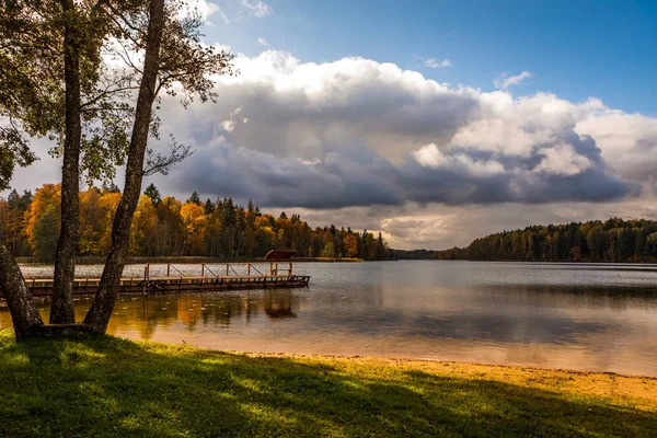 Litvanya'da Vasaknas gölü — Stok fotoğraf