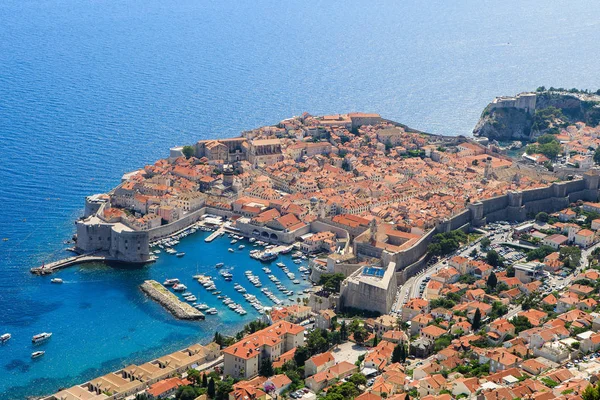 Pohled na staré město Dubrovník, Chorvatska — Stock fotografie